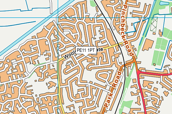 PE11 1PT map - OS VectorMap District (Ordnance Survey) PE11 1PT map - OS VectorMap District (Ordnance Survey)