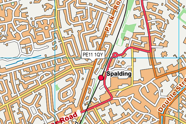 PE11 1QY map - OS VectorMap District (Ordnance Survey) PE11 1QY map - OS VectorMap District (Ordnance Survey)