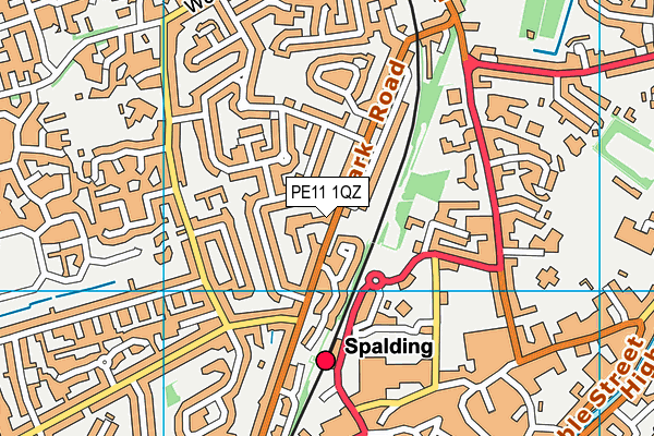 PE11 1QZ map - OS VectorMap District (Ordnance Survey) PE11 1QZ map - OS VectorMap District (Ordnance Survey)