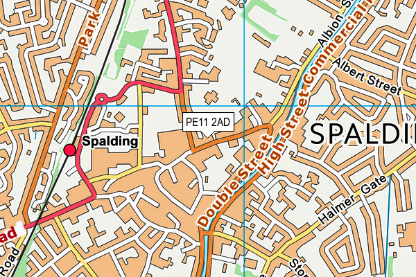 PE11 2AD map - OS VectorMap District (Ordnance Survey) PE11 2AD map - OS VectorMap District (Ordnance Survey)