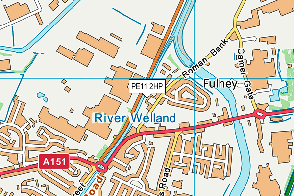 PE11 2HP map - OS VectorMap District (Ordnance Survey) PE11 2HP map - OS VectorMap District (Ordnance Survey)