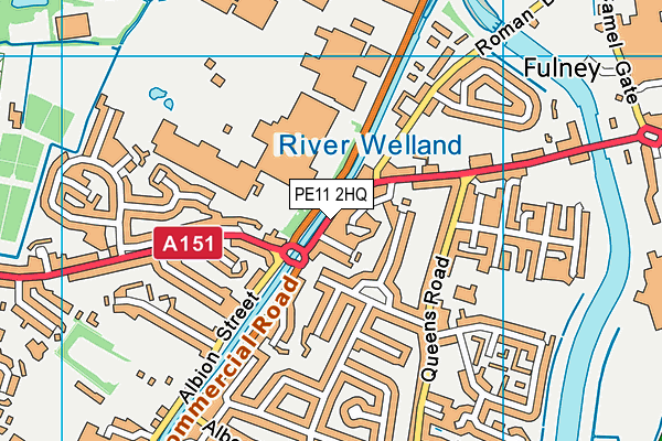 PE11 2HQ map - OS VectorMap District (Ordnance Survey) PE11 2HQ map - OS VectorMap District (Ordnance Survey)