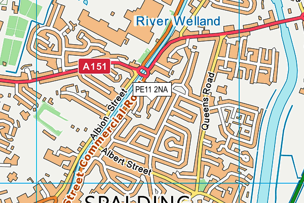 PE11 2NA map - OS VectorMap District (Ordnance Survey) PE11 2NA map - OS VectorMap District (Ordnance Survey)