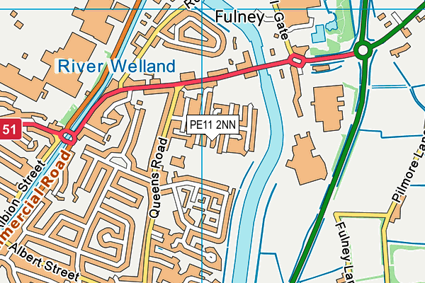PE11 2NN map - OS VectorMap District (Ordnance Survey) PE11 2NN map - OS VectorMap District (Ordnance Survey)