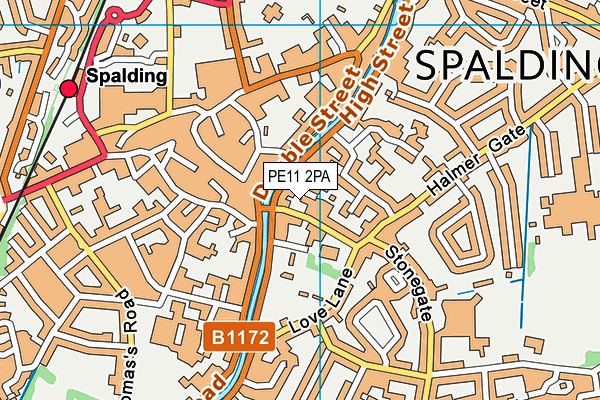 PE11 2PA map - OS VectorMap District (Ordnance Survey) PE11 2PA map - OS VectorMap District (Ordnance Survey)
