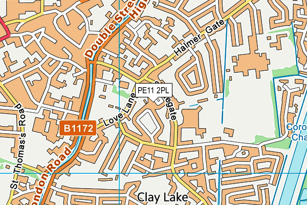 PE11 2PL map - OS VectorMap District (Ordnance Survey) PE11 2PL map - OS VectorMap District (Ordnance Survey)