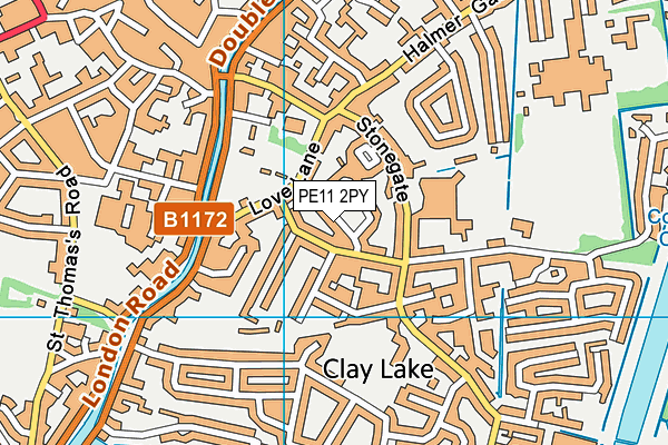 PE11 2PY map - OS VectorMap District (Ordnance Survey) PE11 2PY map - OS VectorMap District (Ordnance Survey)