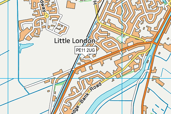 PE11 2UG map - OS VectorMap District (Ordnance Survey) PE11 2UG map - OS VectorMap District (Ordnance Survey)