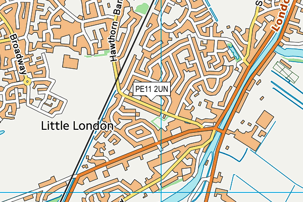 PE11 2UN map - OS VectorMap District (Ordnance Survey) PE11 2UN map - OS VectorMap District (Ordnance Survey)
