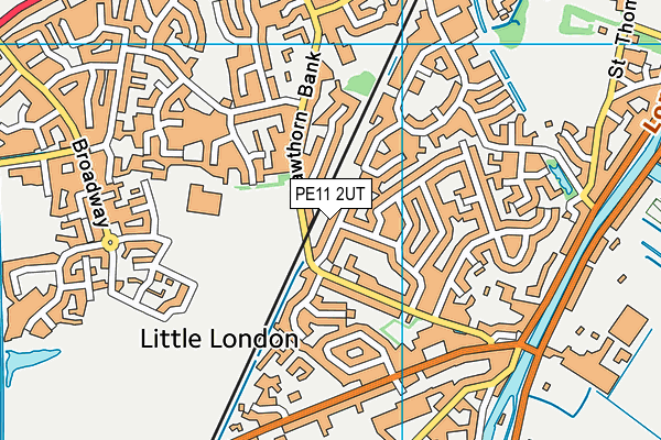 PE11 2UT map - OS VectorMap District (Ordnance Survey) PE11 2UT map - OS VectorMap District (Ordnance Survey)