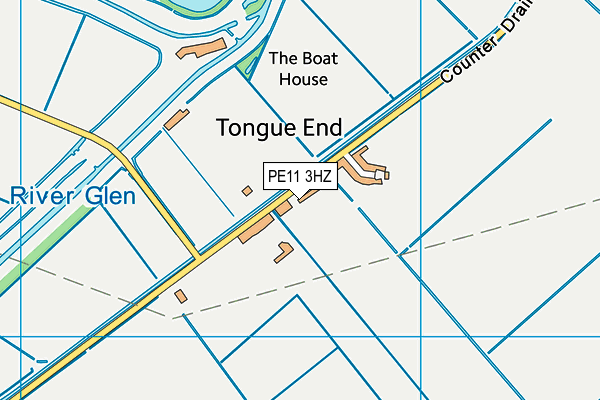 PE11 3HZ map - OS VectorMap District (Ordnance Survey) PE11 3HZ map - OS VectorMap District (Ordnance Survey)