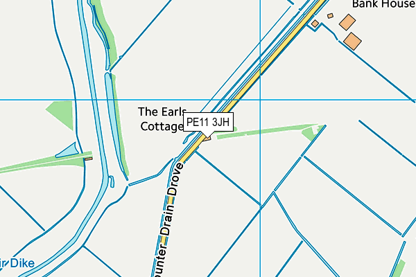 PE11 3JH map - OS VectorMap District (Ordnance Survey) PE11 3JH map - OS VectorMap District (Ordnance Survey)