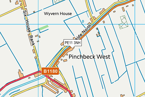 PE11 3NH map - OS VectorMap District (Ordnance Survey) PE11 3NH map - OS VectorMap District (Ordnance Survey)
