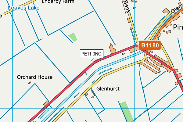PE11 3NQ map - OS VectorMap District (Ordnance Survey) PE11 3NQ map - OS VectorMap District (Ordnance Survey)