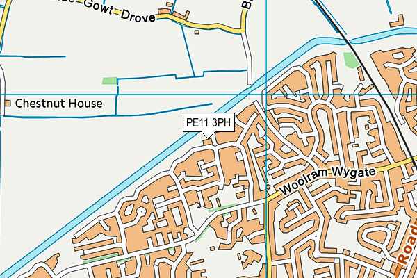 PE11 3PH map - OS VectorMap District (Ordnance Survey) PE11 3PH map - OS VectorMap District (Ordnance Survey)