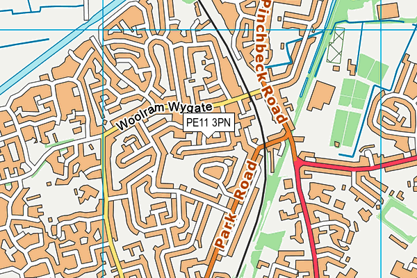PE11 3PN map - OS VectorMap District (Ordnance Survey) PE11 3PN map - OS VectorMap District (Ordnance Survey)