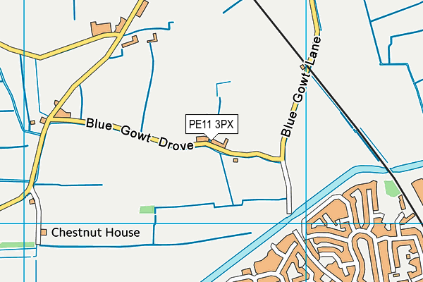 PE11 3PX map - OS VectorMap District (Ordnance Survey) PE11 3PX map - OS VectorMap District (Ordnance Survey)
