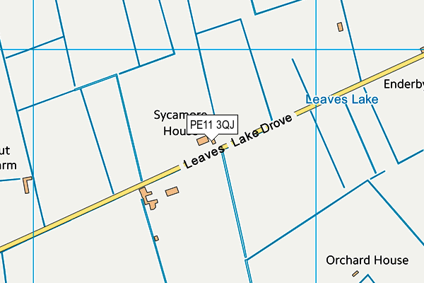 PE11 3QJ map - OS VectorMap District (Ordnance Survey) PE11 3QJ map - OS VectorMap District (Ordnance Survey)