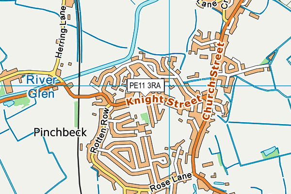 PE11 3RA map - OS VectorMap District (Ordnance Survey) PE11 3RA map - OS VectorMap District (Ordnance Survey)