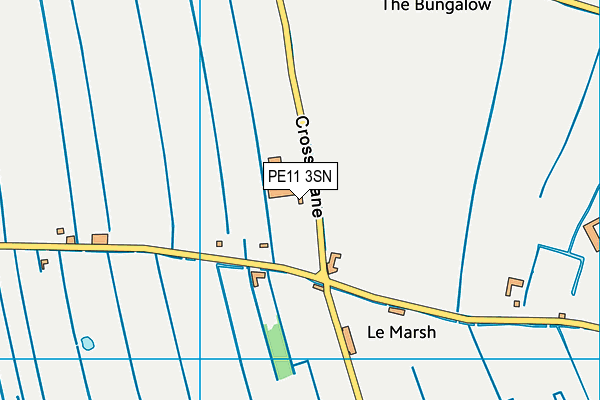 PE11 3SN map - OS VectorMap District (Ordnance Survey) PE11 3SN map - OS VectorMap District (Ordnance Survey)