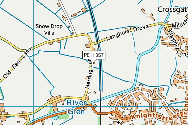 PE11 3ST map - OS VectorMap District (Ordnance Survey) PE11 3ST map - OS VectorMap District (Ordnance Survey)