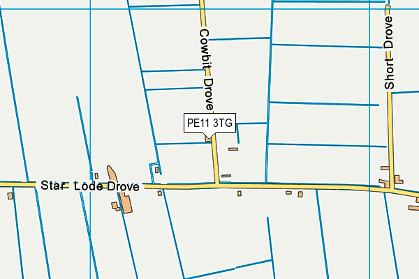 PE11 3TG map - OS VectorMap District (Ordnance Survey) PE11 3TG map - OS VectorMap District (Ordnance Survey)