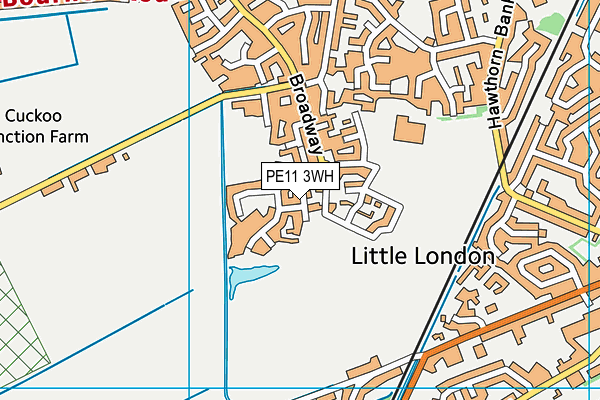 PE11 3WH map - OS VectorMap District (Ordnance Survey) PE11 3WH map - OS VectorMap District (Ordnance Survey)