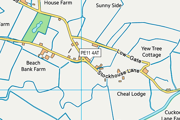 PE11 4AT map - OS VectorMap District (Ordnance Survey) PE11 4AT map - OS VectorMap District (Ordnance Survey)