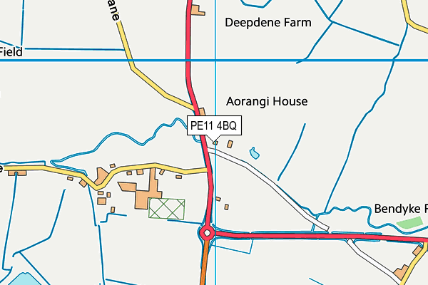 PE11 4BQ map - OS VectorMap District (Ordnance Survey) PE11 4BQ map - OS VectorMap District (Ordnance Survey)