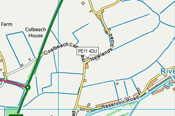 PE11 4DU map - OS VectorMap District (Ordnance Survey) PE11 4DU map - OS VectorMap District (Ordnance Survey)