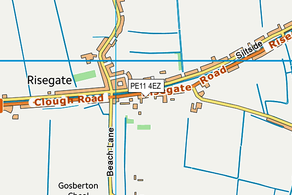 PE11 4EZ map - OS VectorMap District (Ordnance Survey) PE11 4EZ map - OS VectorMap District (Ordnance Survey)