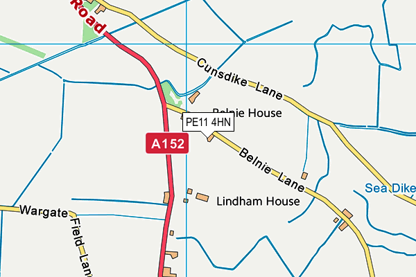 PE11 4HN map - OS VectorMap District (Ordnance Survey) PE11 4HN map - OS VectorMap District (Ordnance Survey)
