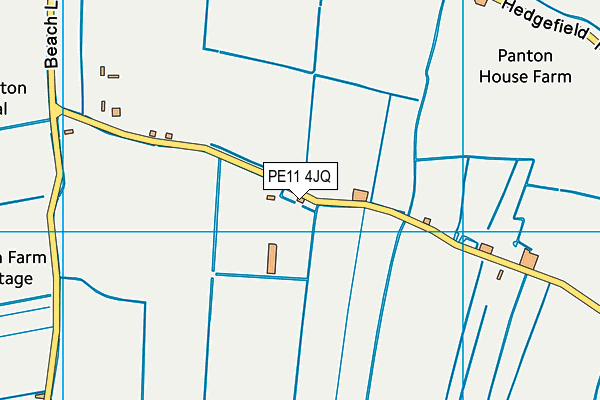 PE11 4JQ map - OS VectorMap District (Ordnance Survey) PE11 4JQ map - OS VectorMap District (Ordnance Survey)