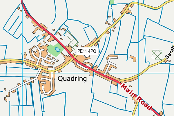 PE11 4PQ map - OS VectorMap District (Ordnance Survey) PE11 4PQ map - OS VectorMap District (Ordnance Survey)