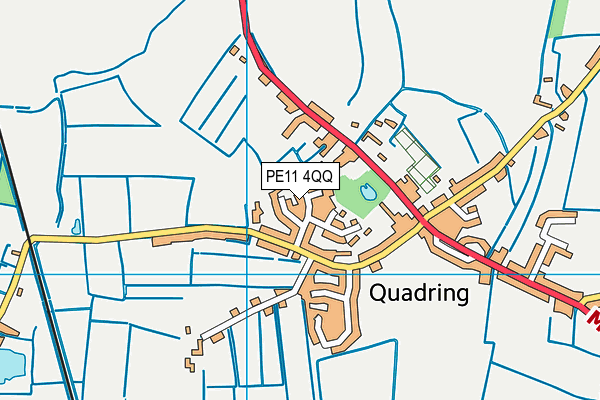 PE11 4QQ map - OS VectorMap District (Ordnance Survey) PE11 4QQ map - OS VectorMap District (Ordnance Survey)