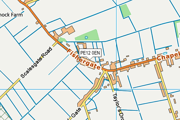 PE12 0EN map - OS VectorMap District (Ordnance Survey) PE12 0EN map - OS VectorMap District (Ordnance Survey)