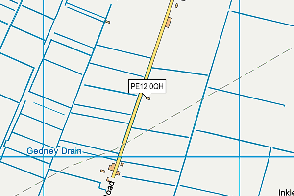 PE12 0QH map - OS VectorMap District (Ordnance Survey) PE12 0QH map - OS VectorMap District (Ordnance Survey)