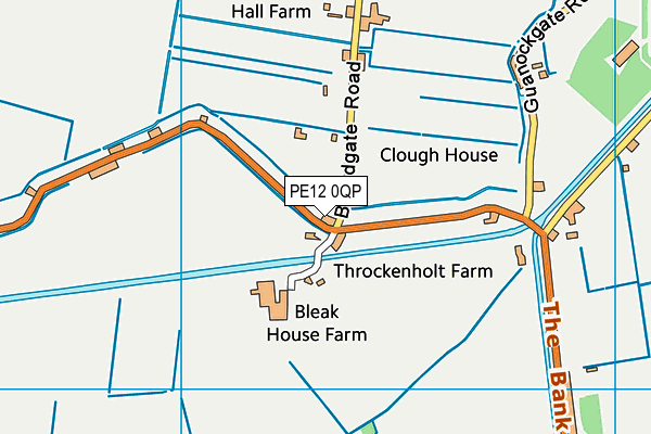PE12 0QP map - OS VectorMap District (Ordnance Survey) PE12 0QP map - OS VectorMap District (Ordnance Survey)