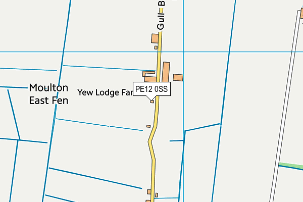 PE12 0SS map - OS VectorMap District (Ordnance Survey) PE12 0SS map - OS VectorMap District (Ordnance Survey)