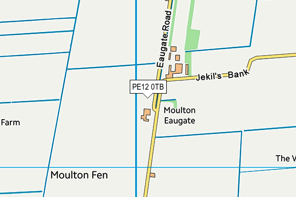 PE12 0TB map - OS VectorMap District (Ordnance Survey)