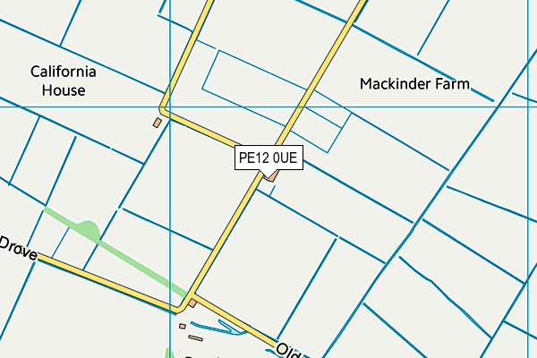 PE12 0UE map - OS VectorMap District (Ordnance Survey) PE12 0UE map - OS VectorMap District (Ordnance Survey)