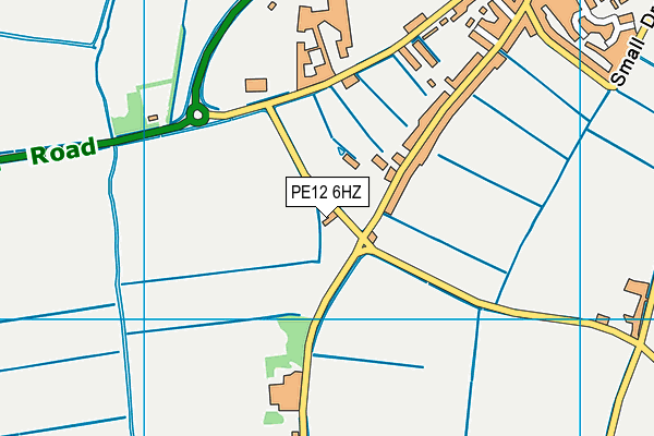 PE12 6HZ map - OS VectorMap District (Ordnance Survey) PE12 6HZ map - OS VectorMap District (Ordnance Survey)