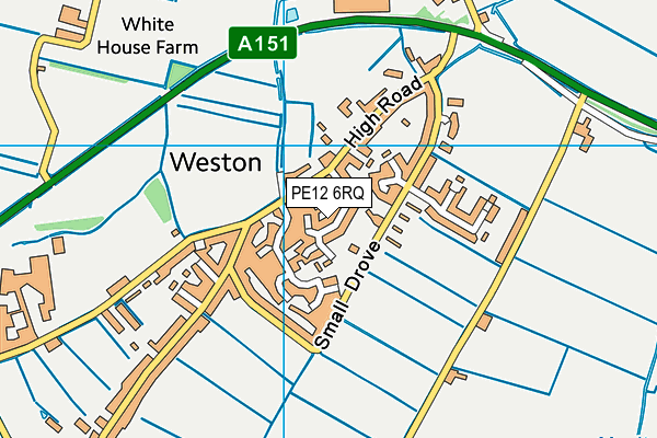 PE12 6RQ map - OS VectorMap District (Ordnance Survey) PE12 6RQ map - OS VectorMap District (Ordnance Survey)