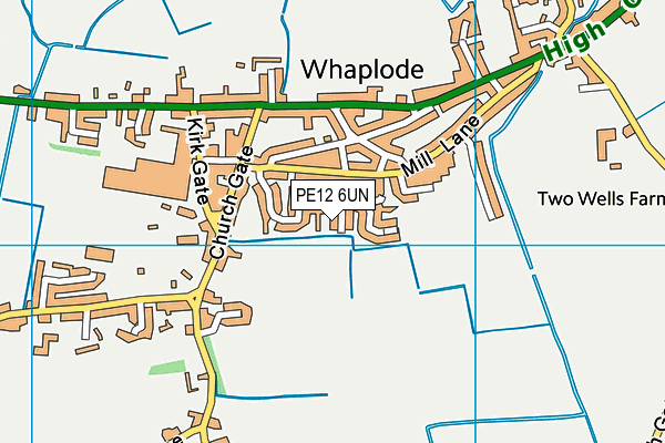 PE12 6UN map - OS VectorMap District (Ordnance Survey) PE12 6UN map - OS VectorMap District (Ordnance Survey)