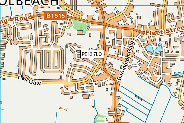 PE12 7LQ map - OS VectorMap District (Ordnance Survey) PE12 7LQ map - OS VectorMap District (Ordnance Survey)