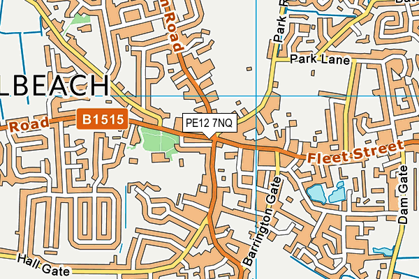 PE12 7NQ map - OS VectorMap District (Ordnance Survey) PE12 7NQ map - OS VectorMap District (Ordnance Survey)
