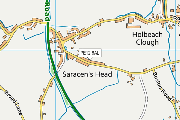 PE12 8AL map - OS VectorMap District (Ordnance Survey) PE12 8AL map - OS VectorMap District (Ordnance Survey)