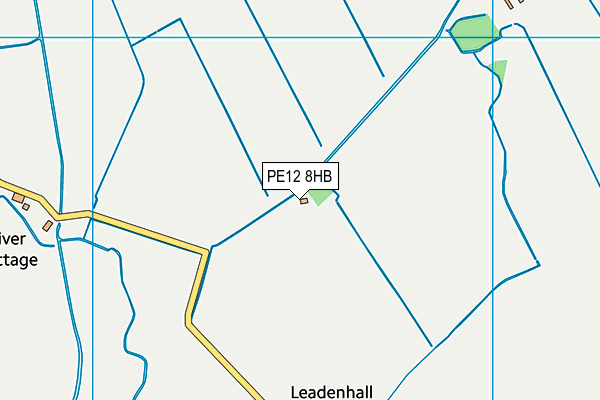 PE12 8HB map - OS VectorMap District (Ordnance Survey) PE12 8HB map - OS VectorMap District (Ordnance Survey)