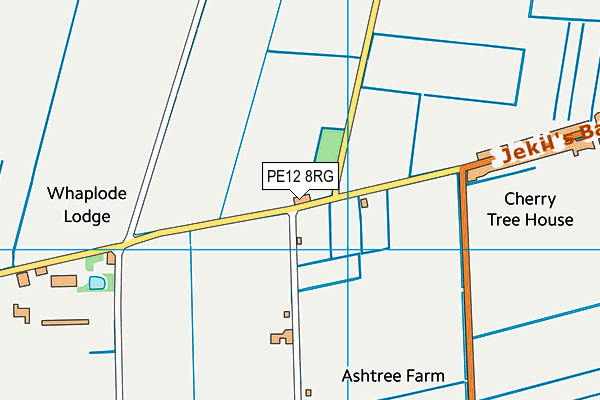 PE12 8RG map - OS VectorMap District (Ordnance Survey) PE12 8RG map - OS VectorMap District (Ordnance Survey)