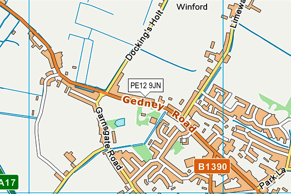 PE12 9JN map - OS VectorMap District (Ordnance Survey) PE12 9JN map - OS VectorMap District (Ordnance Survey)